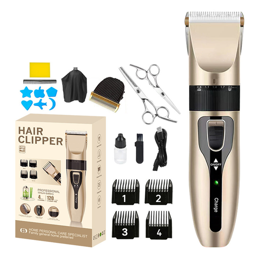 C5 Electric Hair Clipper Rechargeable Cordless Beard Trimmer with 4 Limit Combs USB Charging C5 Electric Hair Clipper Rechargeable Cordless Beard Trimmer with 4 Limit Combs USB Charging